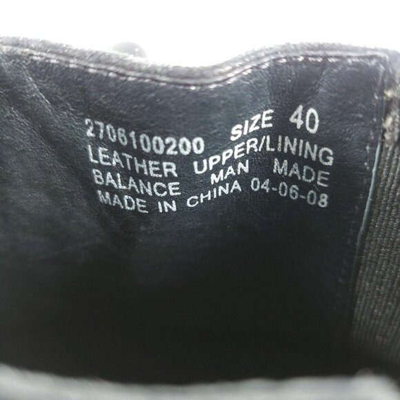 DANSKO Tiffany Nappa Suede Chelsea Ankle Boots 40 10.5 Block Heel Pull On Black - Picture 9 of 9